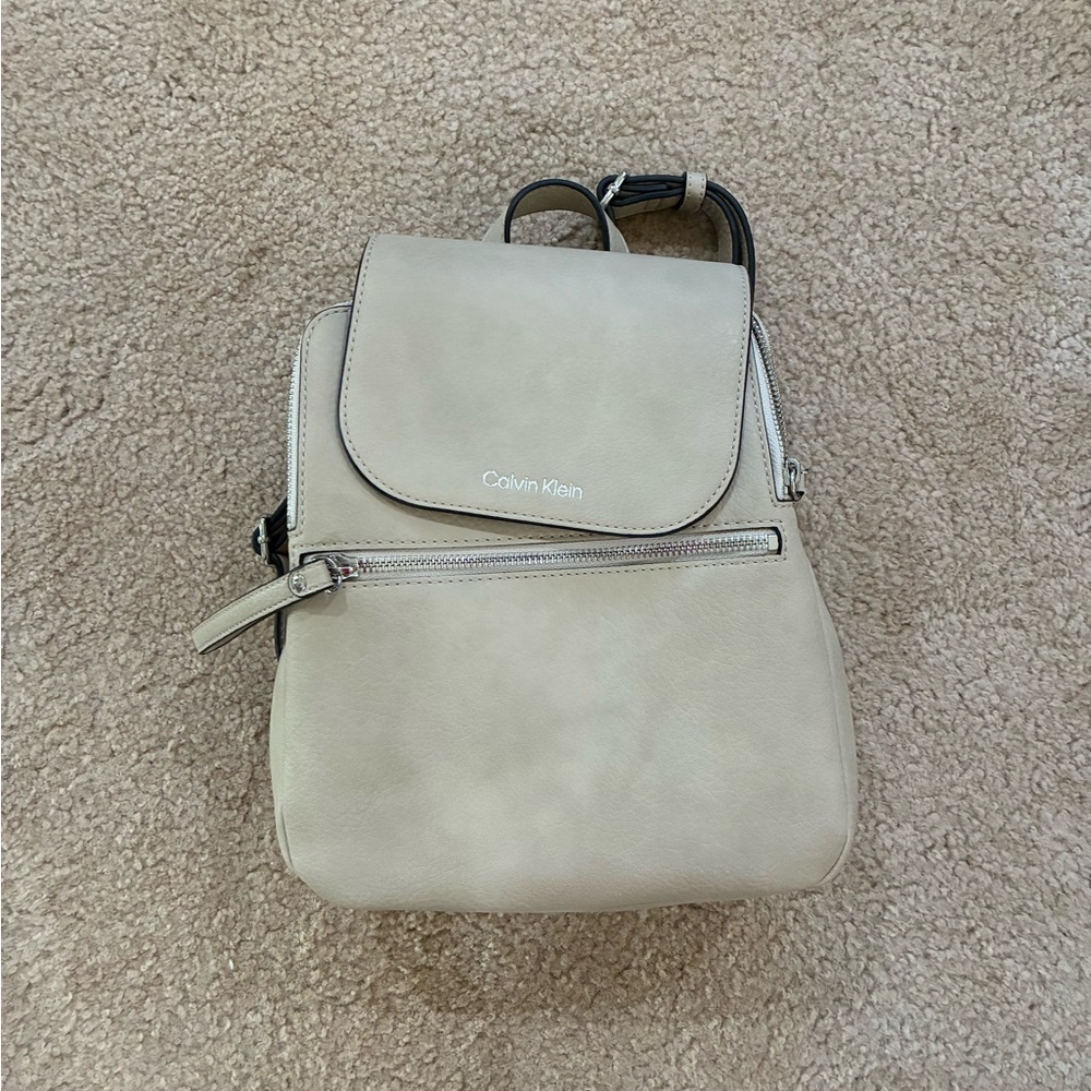 Calvin Klein Light Beige Backpack